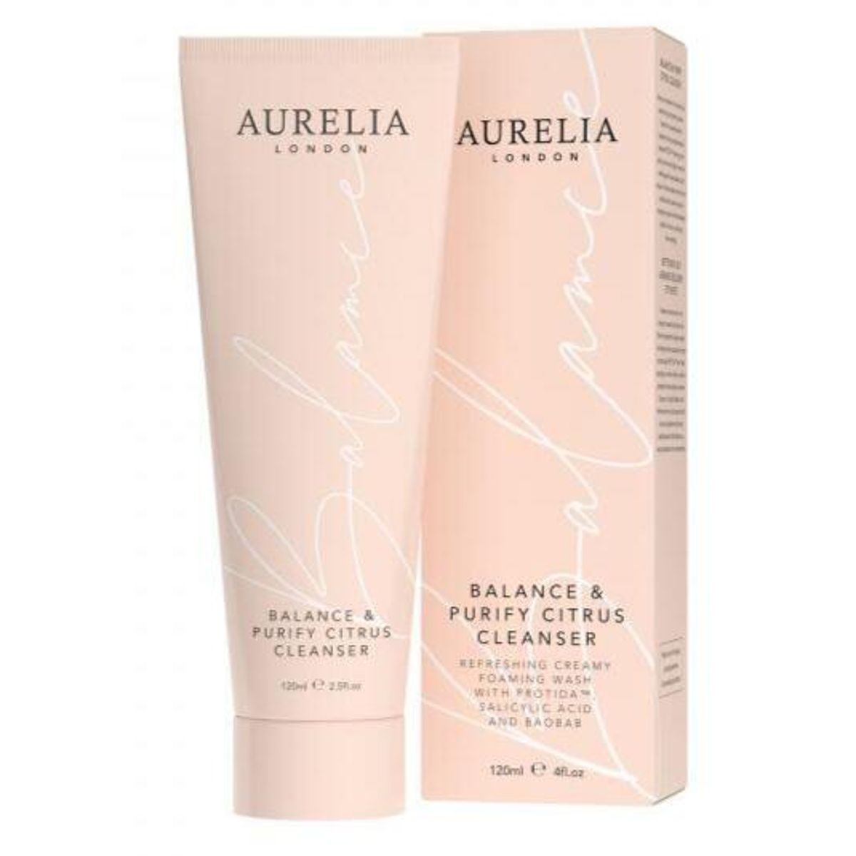 Aurelia Balance & Purify Citrus Cleanser, 120ml.