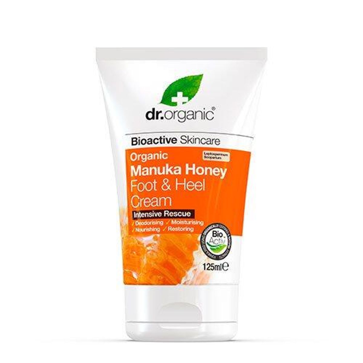 Dr. Organic Manuka Honey Foot & Heel Cream, 125ml