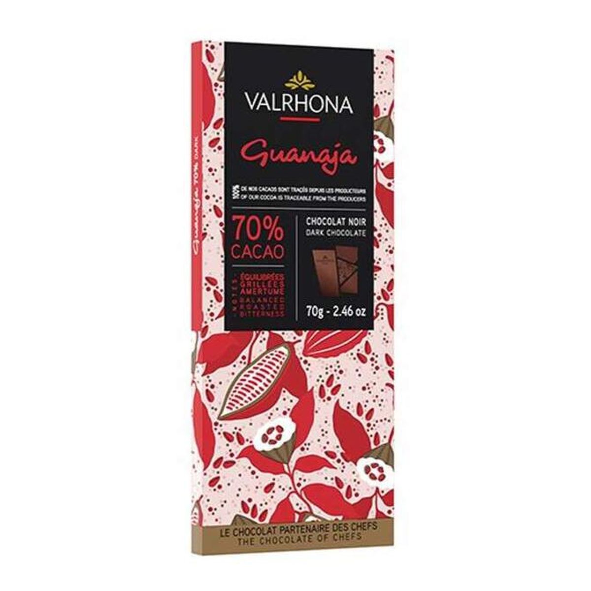 Valrhona Chokolade Guanaja 70%, 70g