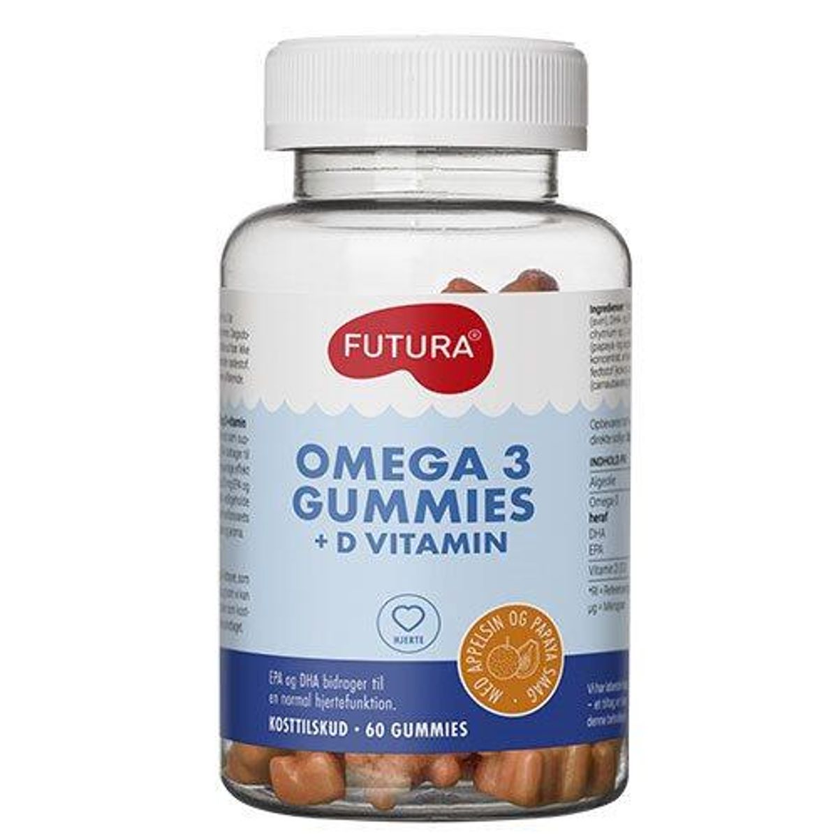 Futura Omega-3 Gummies, 60 gum