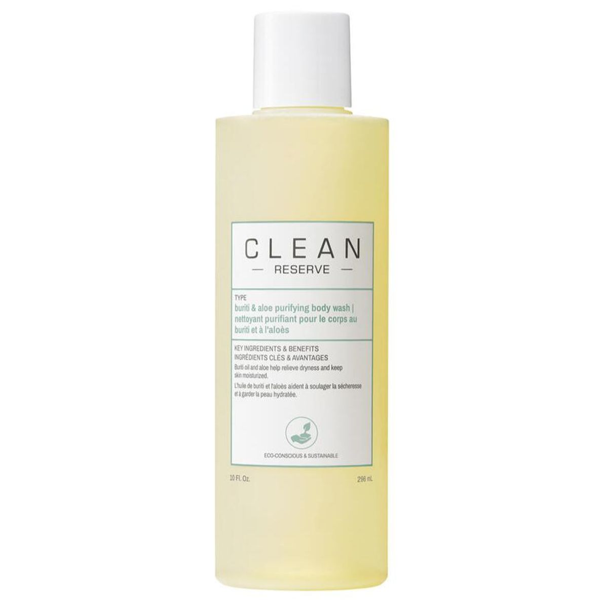 CLEAN RESERVE Buriti Hydrating Body Wash, 296ml.