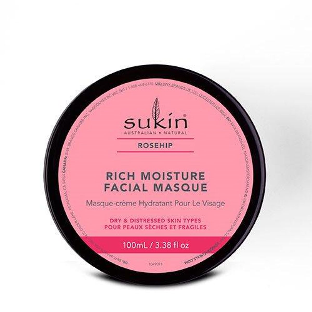 Sukin Rich Moisture Facial Masque Rosehip, 100ml.