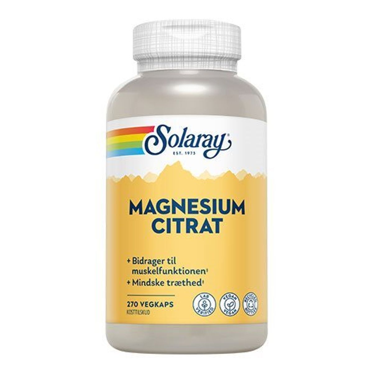 Solaray Magnesium Citrat, 270kap