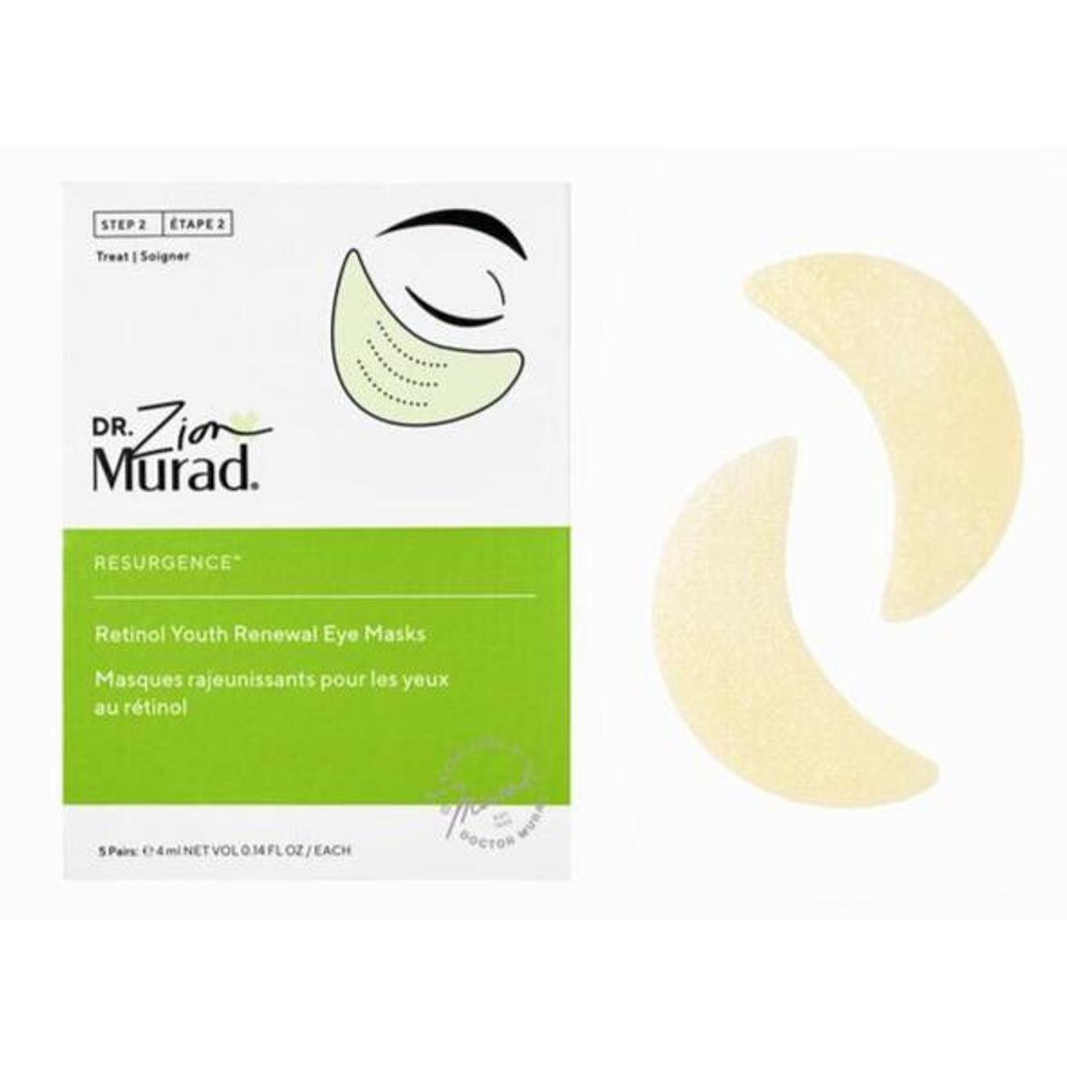 Murad Retinol Youth Renewal Eye Masks, 5sæt.