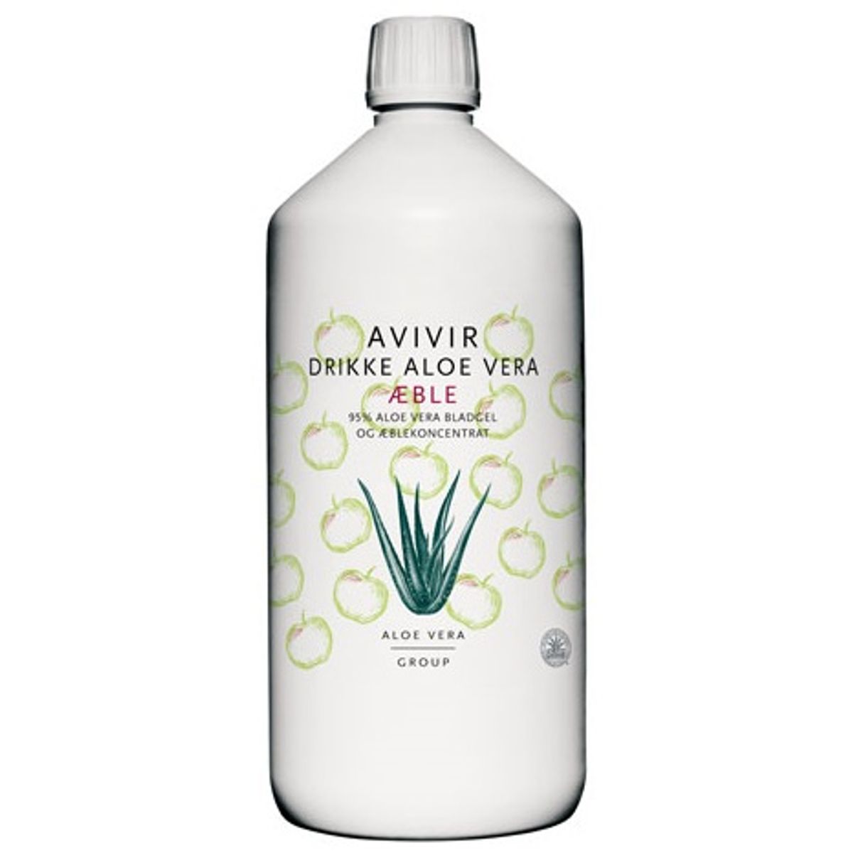 AVIVIR Aloe Vera Drikke 95 % m. æble, 1000ml.