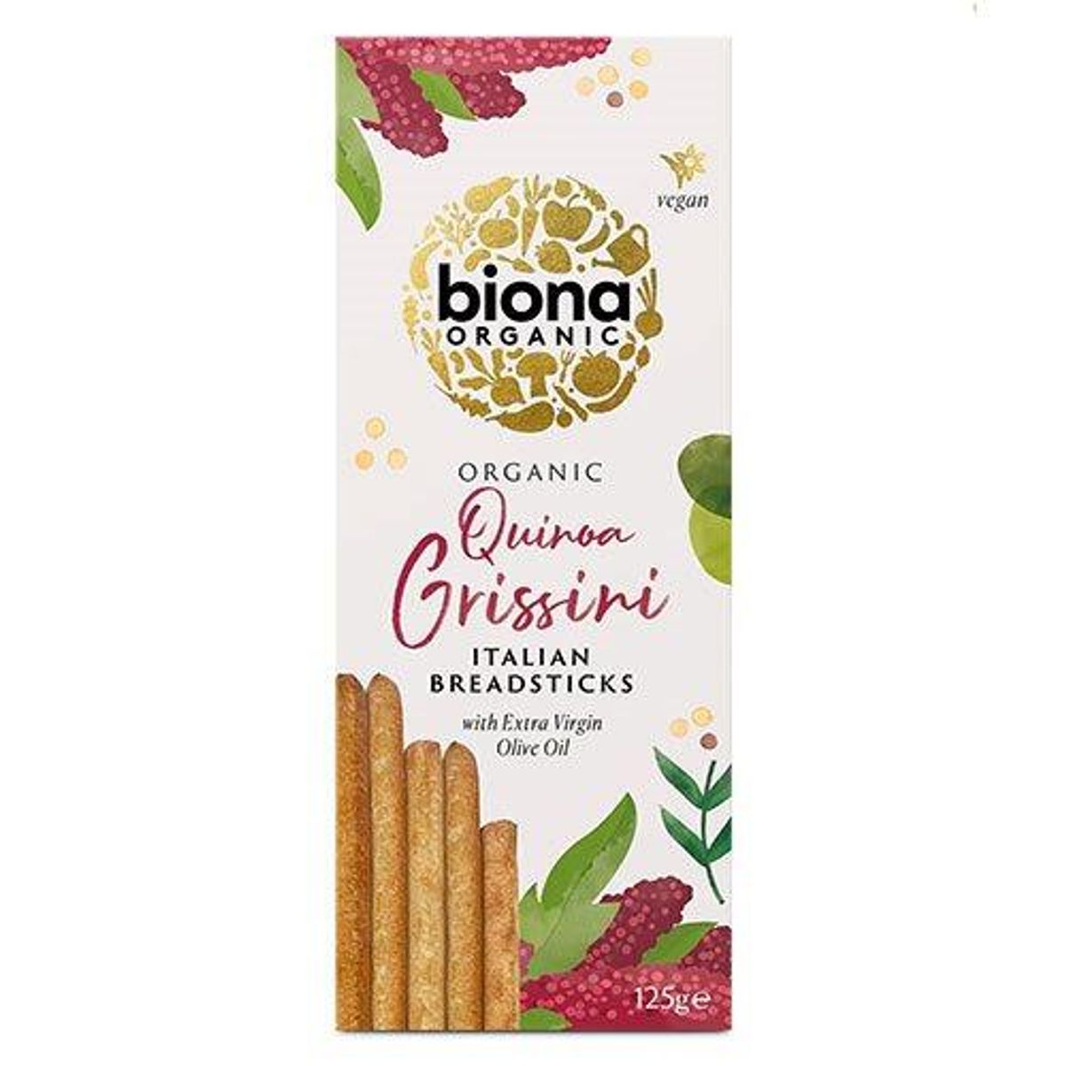 Biona Organic Grissini m. Quinoa italienske brødstænger Ø, 125g