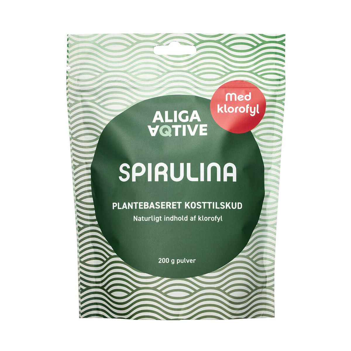 Aliga Aqtive Spirulina Pulver, 200g