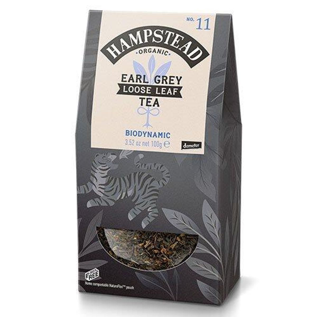 Hampstead Earl Grey te løsvægt Ø Demeter, 100g