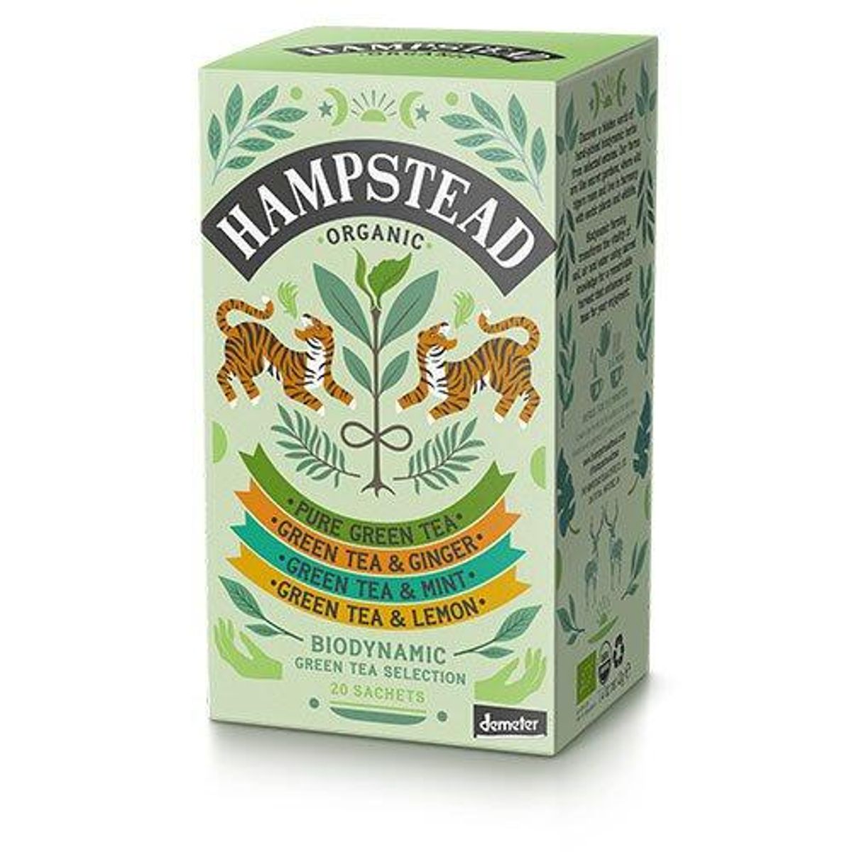 Hampstead Grøn te Selection Pack Ø Demeter, 20br