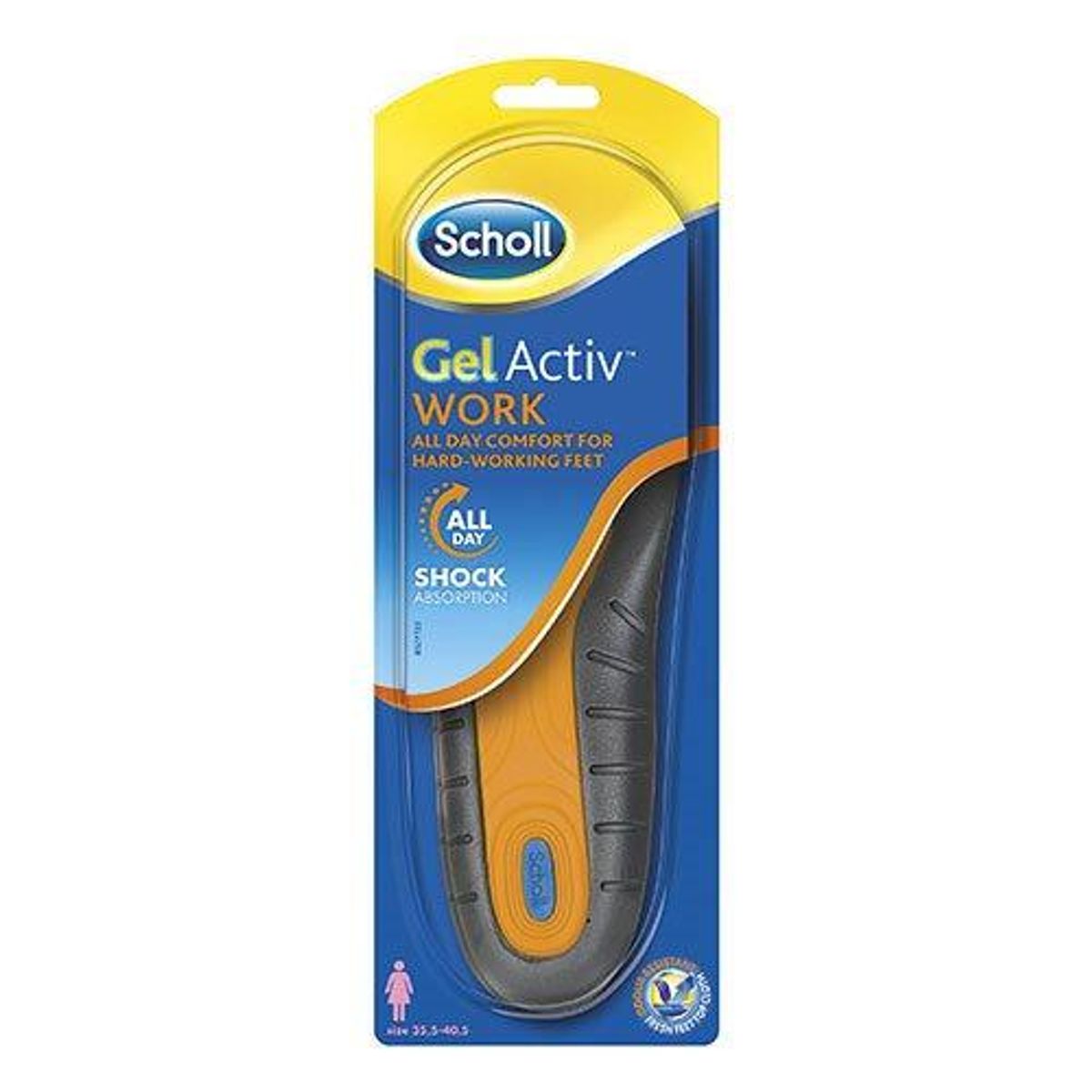 Scholl Insoles Work Women