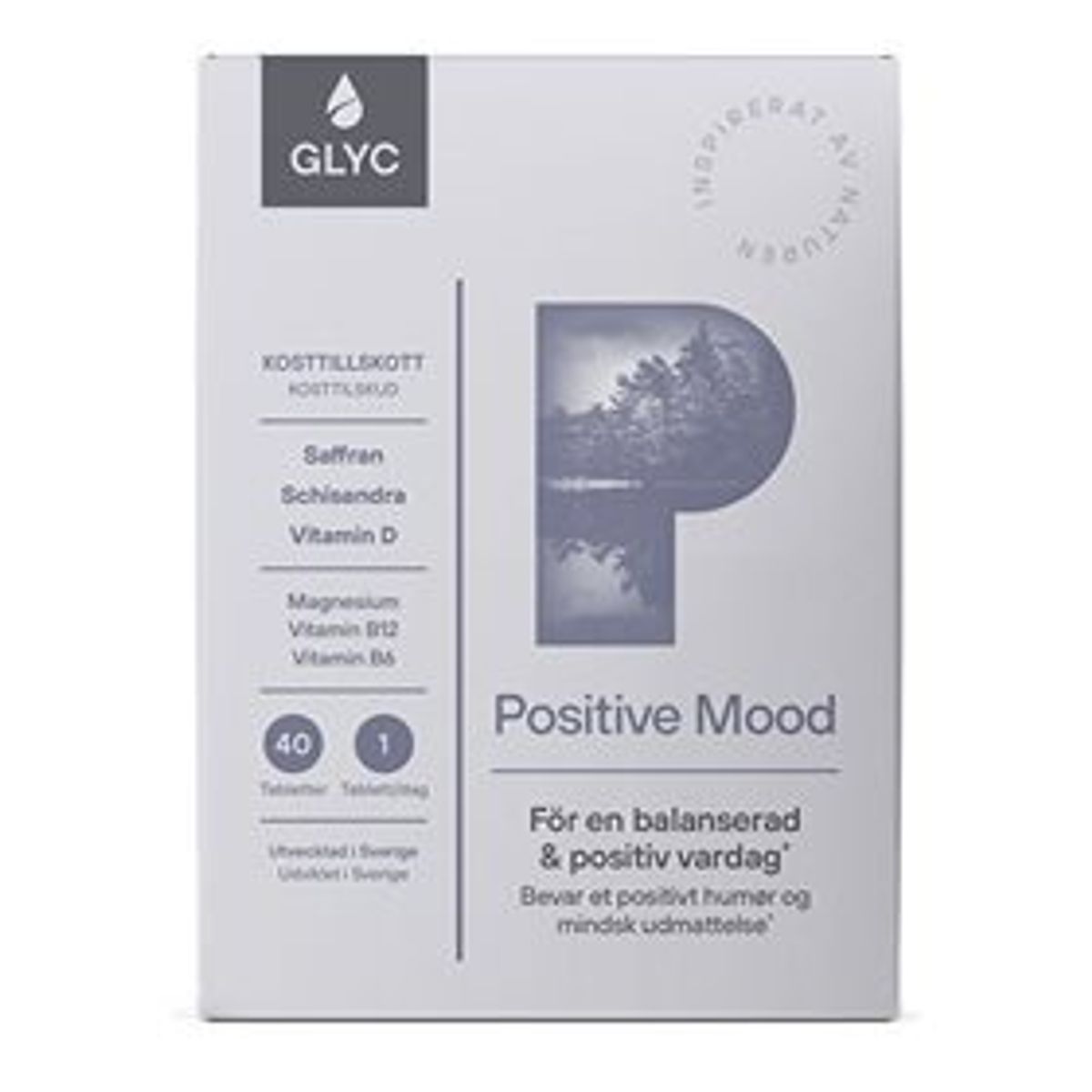 Glyc Positive Mood, 40tab