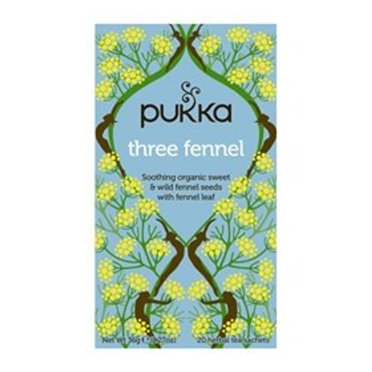 Pukka Te Three Fennel Ø, 20breve