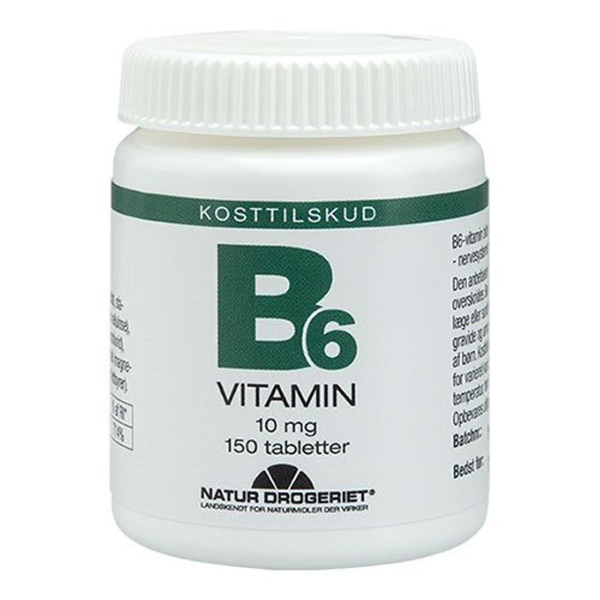 B6-vitamin 10 mg, 150kap