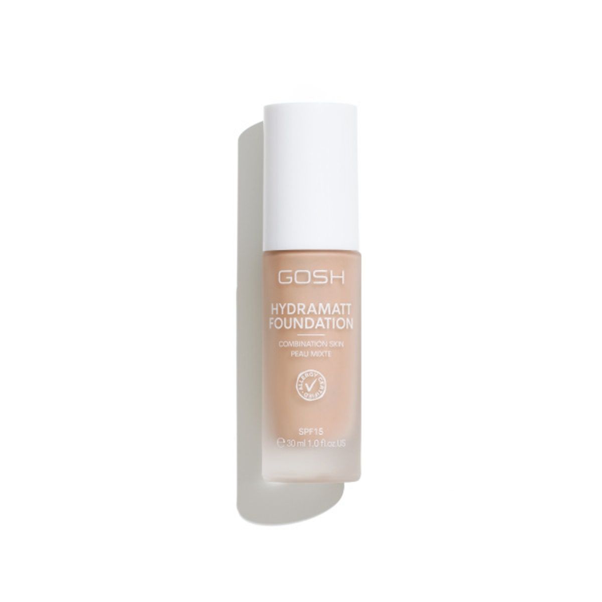 GOSH Hydramatt Foundation Light - Red/Warm Undertone, 30ml