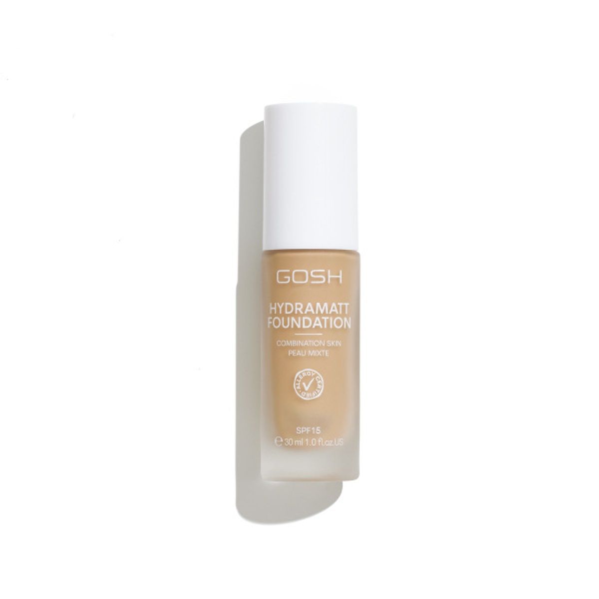 GOSH Hydramatt Foundation Medium - Yellow/Cold Undertone, 30ml