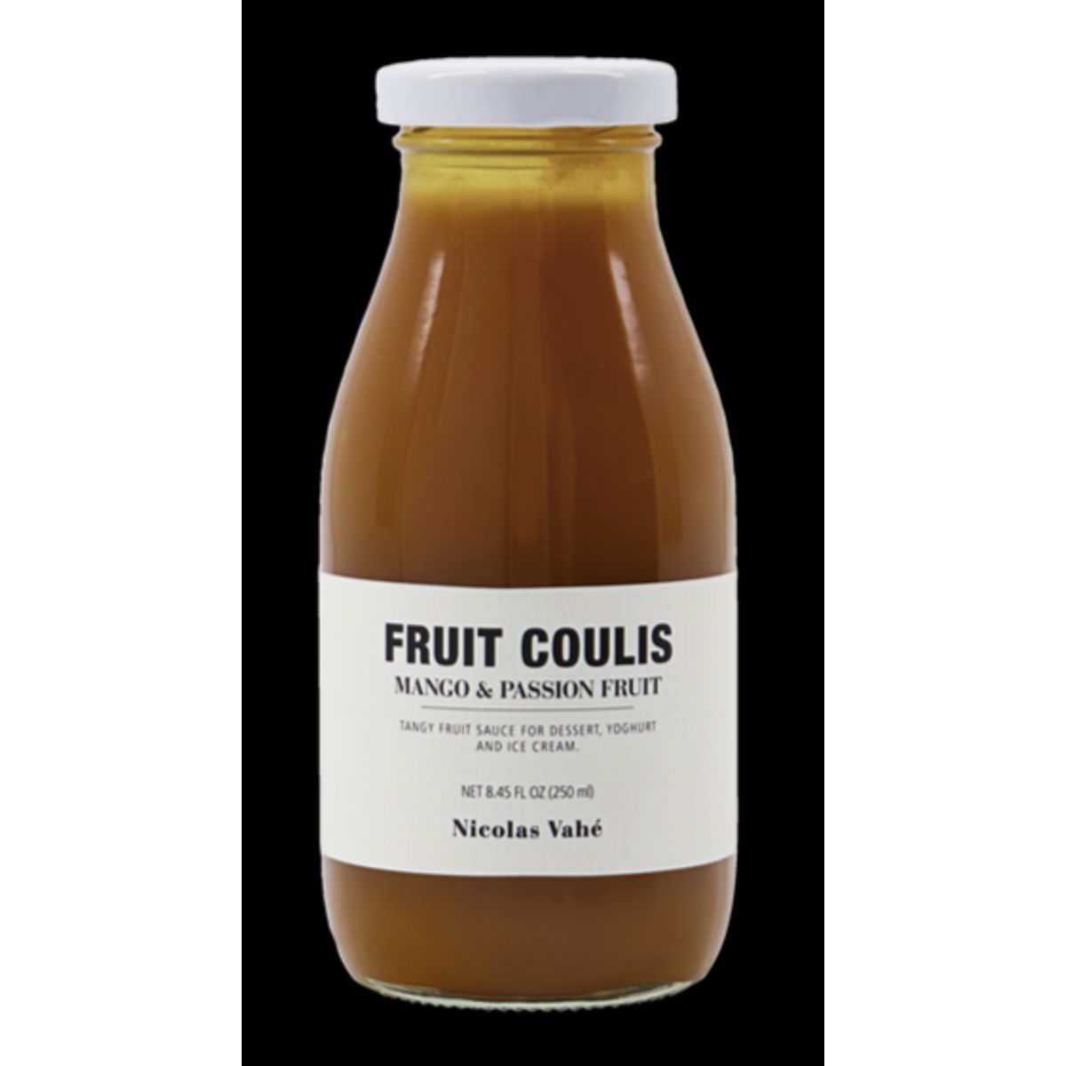 Nicolas Vahé Fruit Coulis, Mango & Passion Fruit, 250ml.