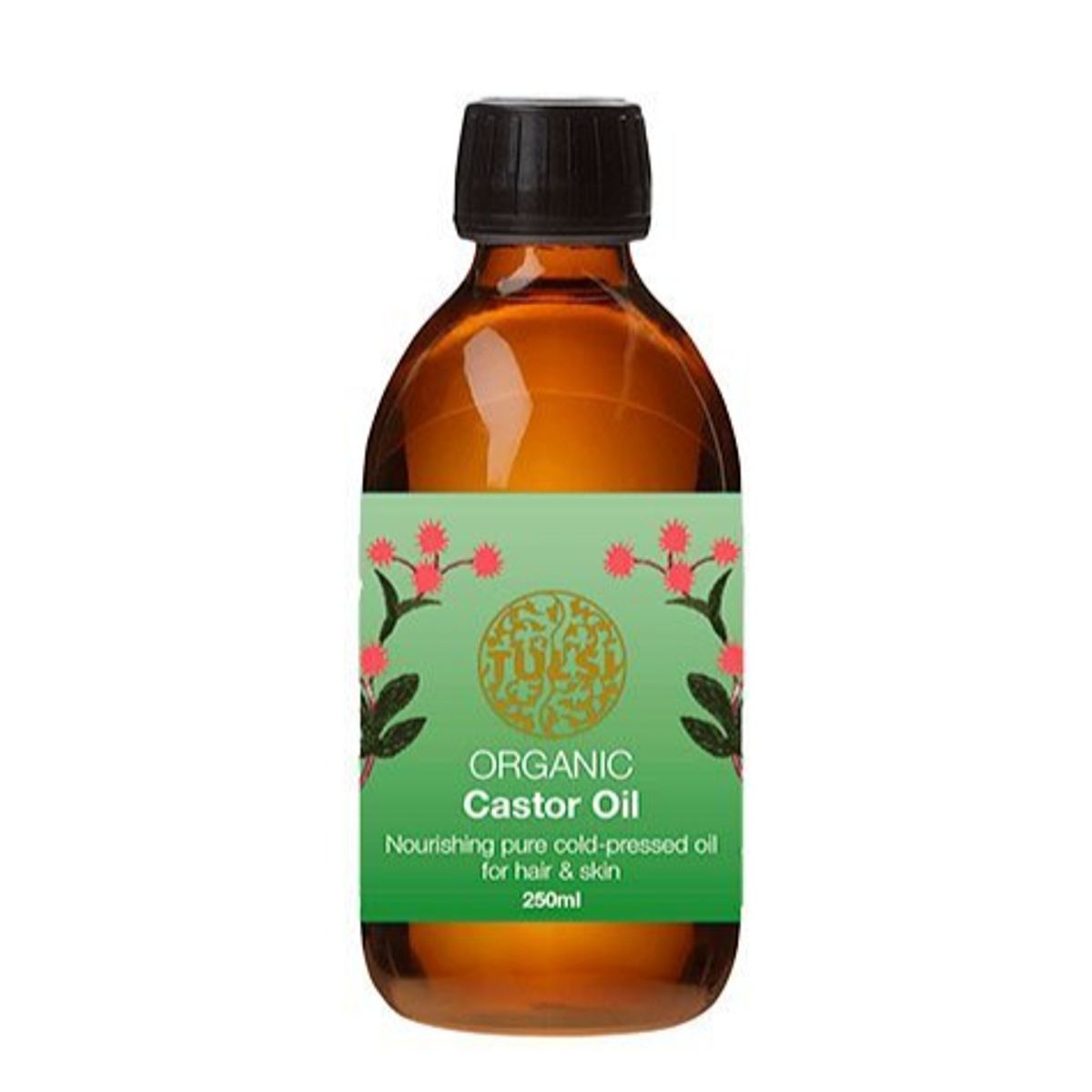 Tulsi Castor Oil (Amerikansk olie) øko, 250ml