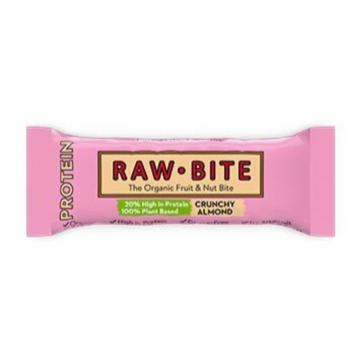 Rawbite Protein Crunchy Almond Ø, 45g