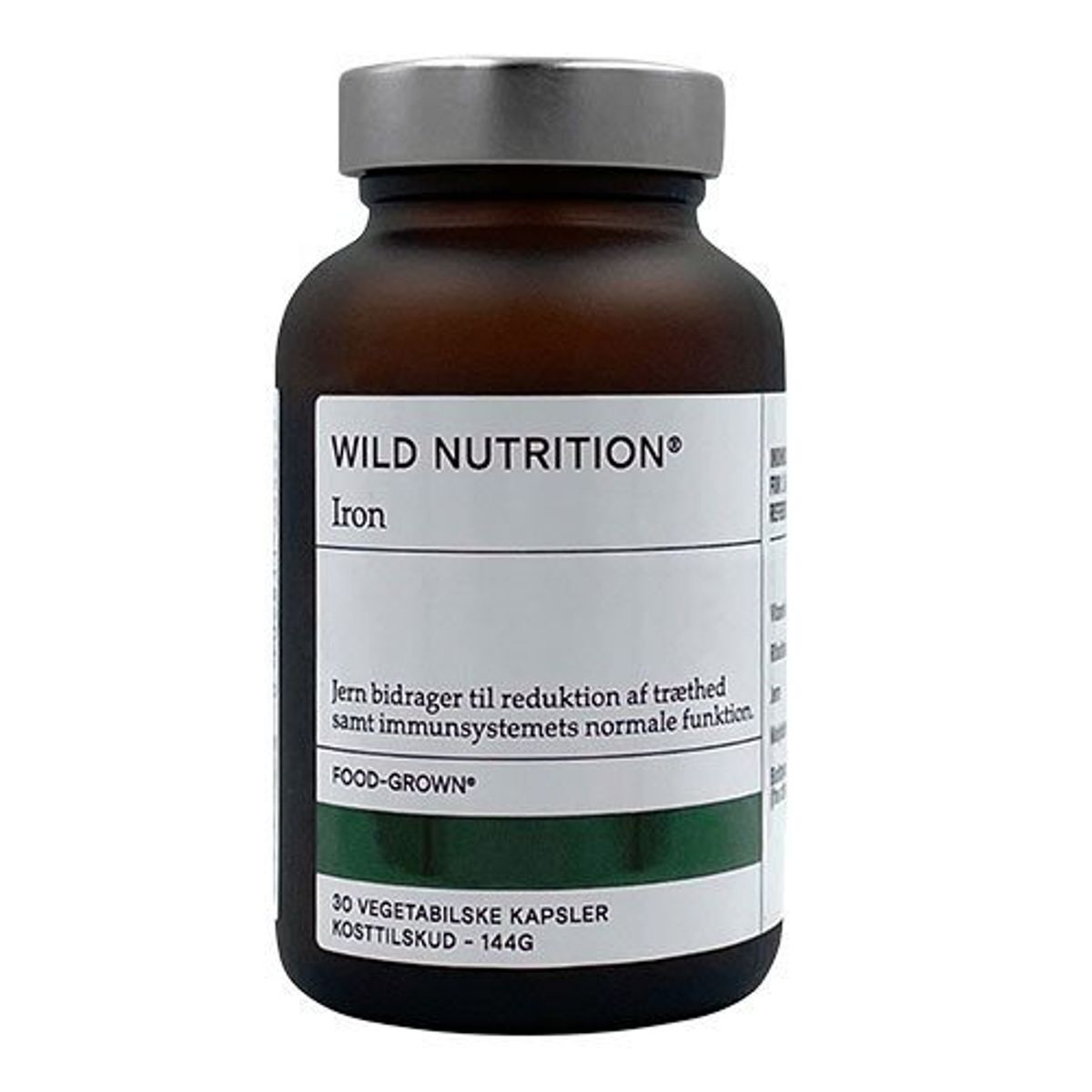 Wild Nutrition Food-Grown Iron plus, 30kap