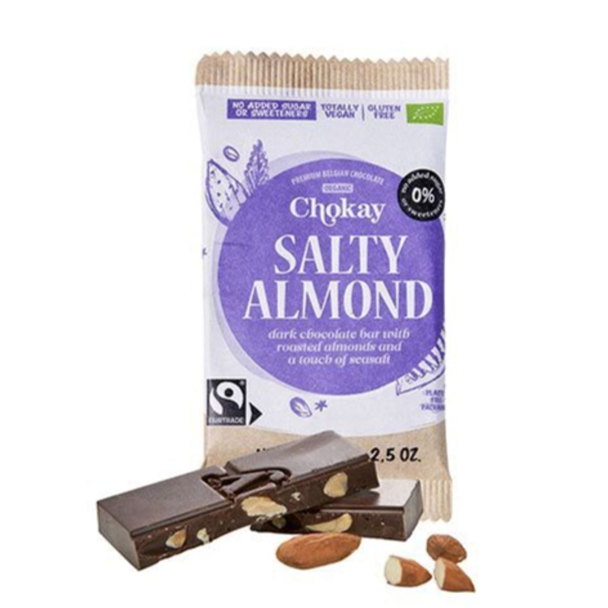 Chokay Bar Salty Almond Ø, 70g