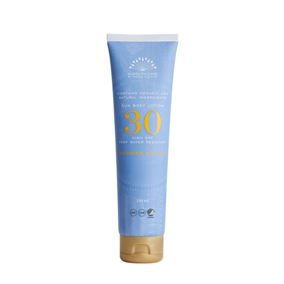 Rudolph Care Sun Body Lotion SPF30, Shimmer Edition, 150ml.