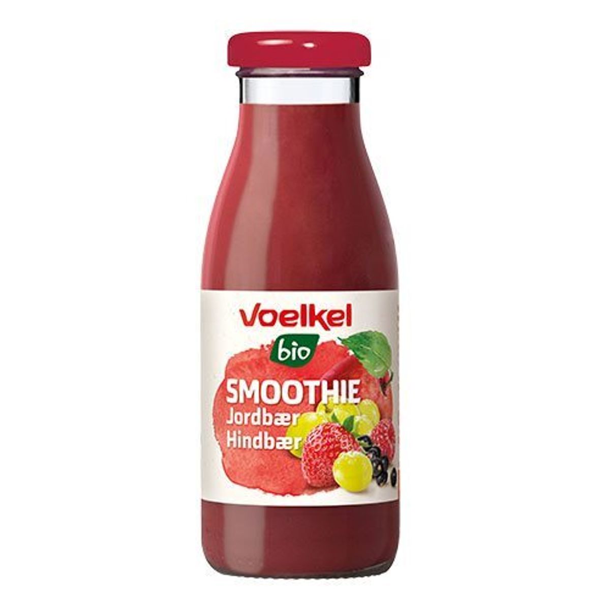 Voelkel Smoothie med jordbær og hindbær Ø, 250ml