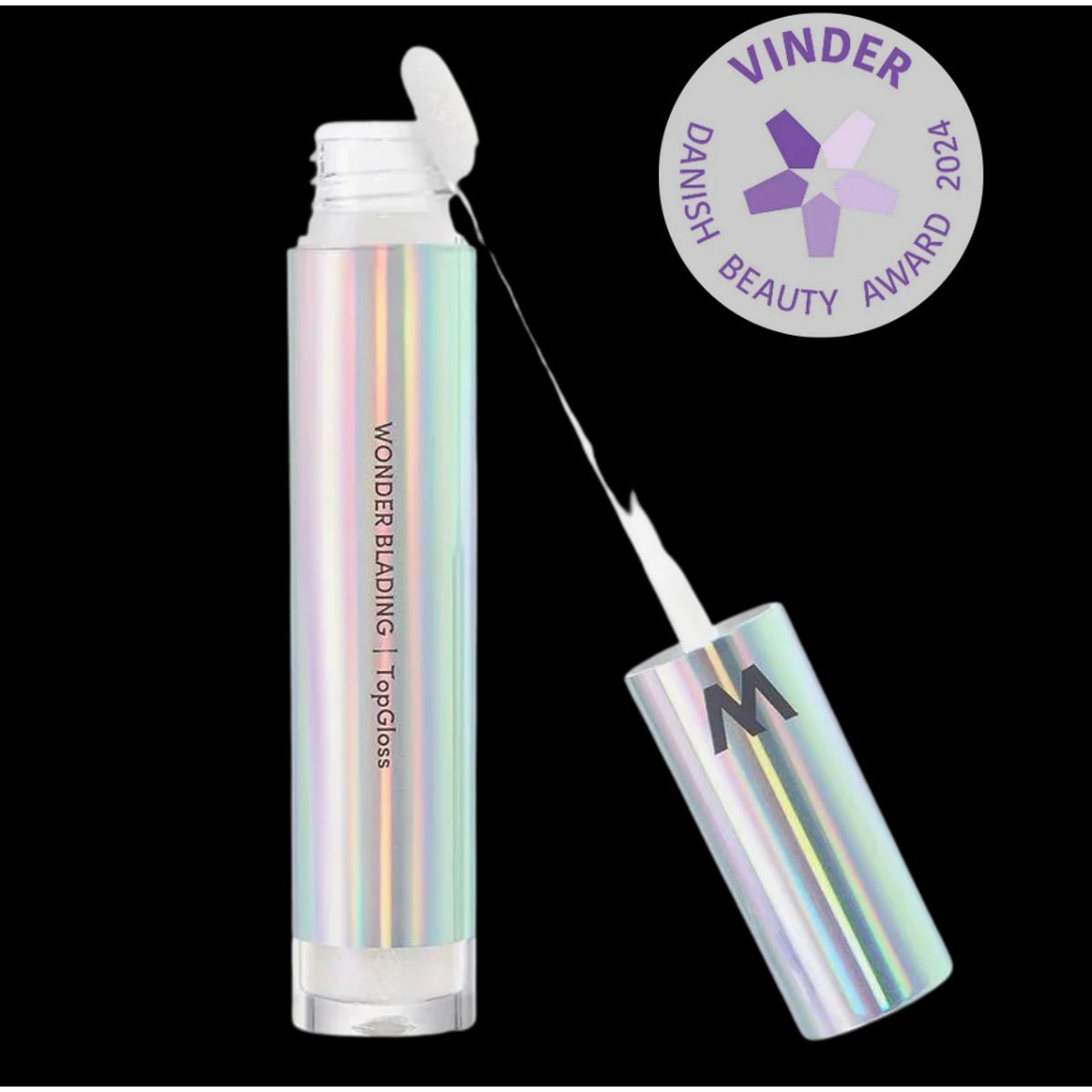 Wonderskin Wonder Blading Top Gloss "Holographic", 4ml.