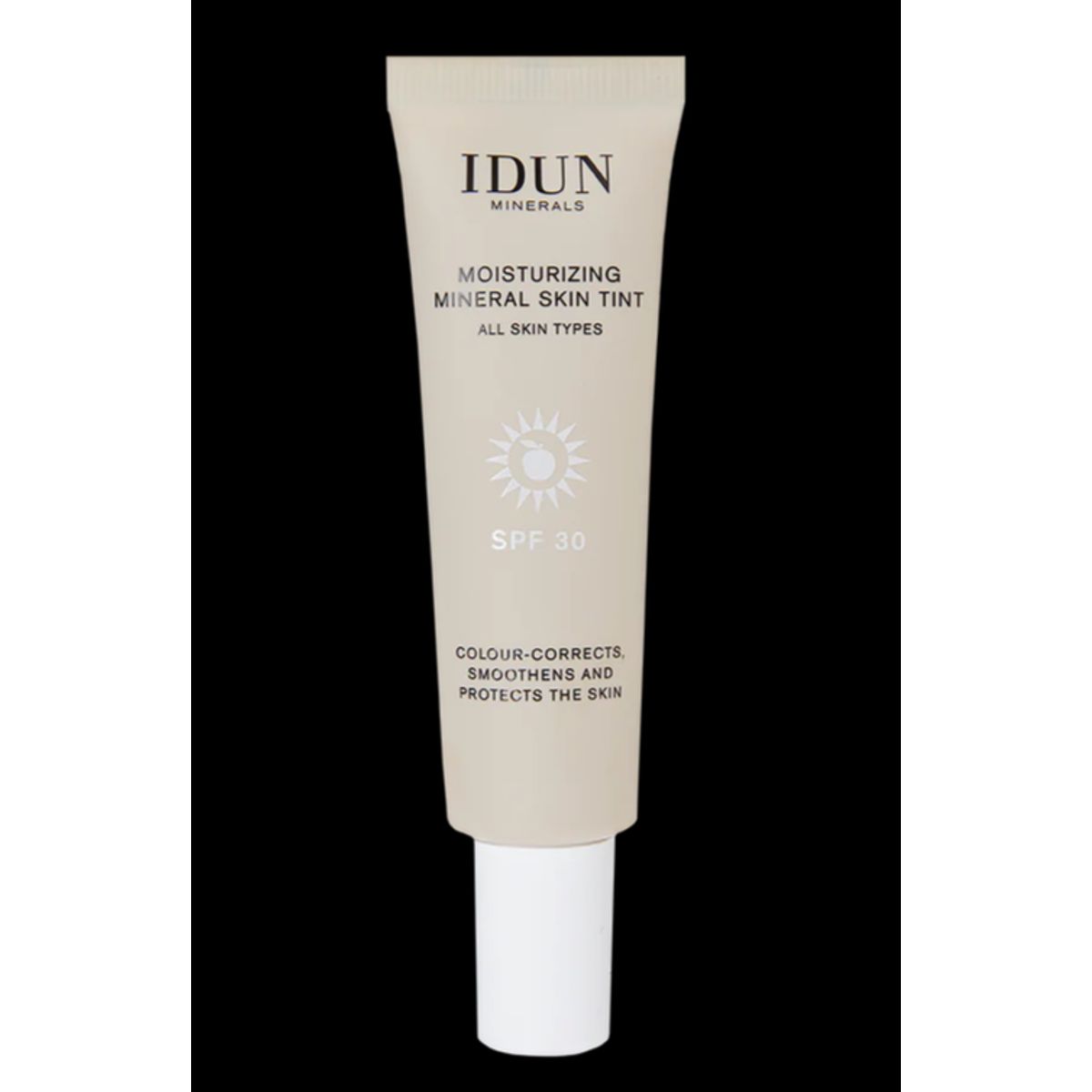 Idun Minerals Moisturizing Mineral Skin Tint SPF30, "Djurgården,"Light Neutral, 27ml.