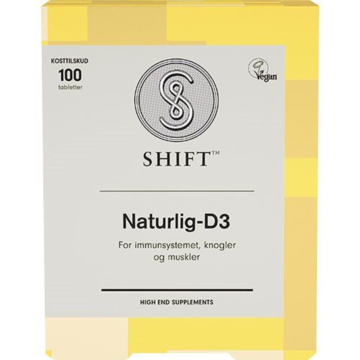 SHIFT Naturlig D3, 100tab