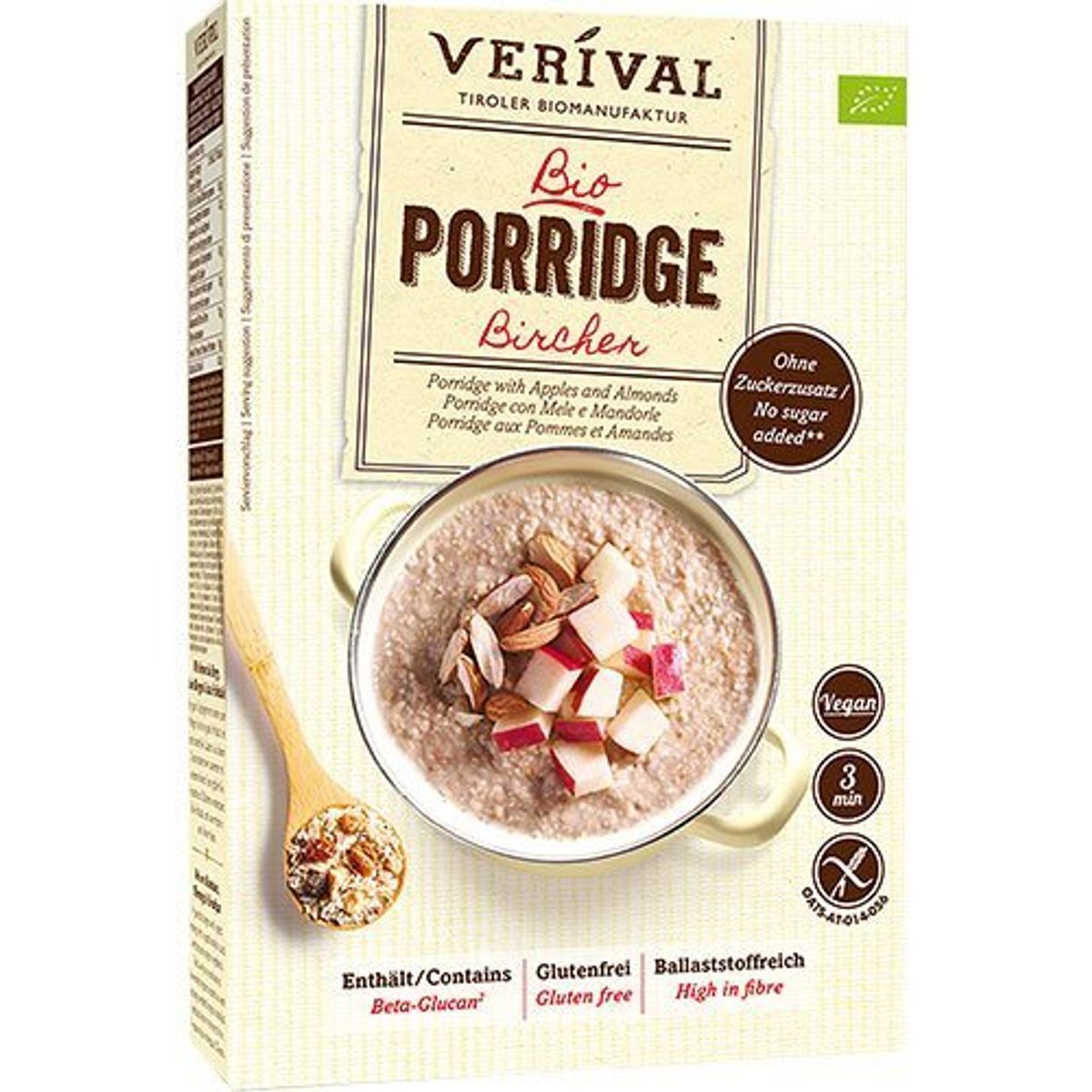 Verival Bio Grød - Bircher Ø, 350g.