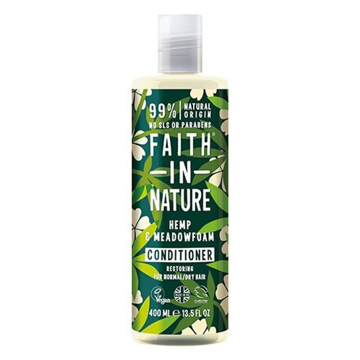 Faith in Nature Balsam Hamp & Engrapgræs, 400ml