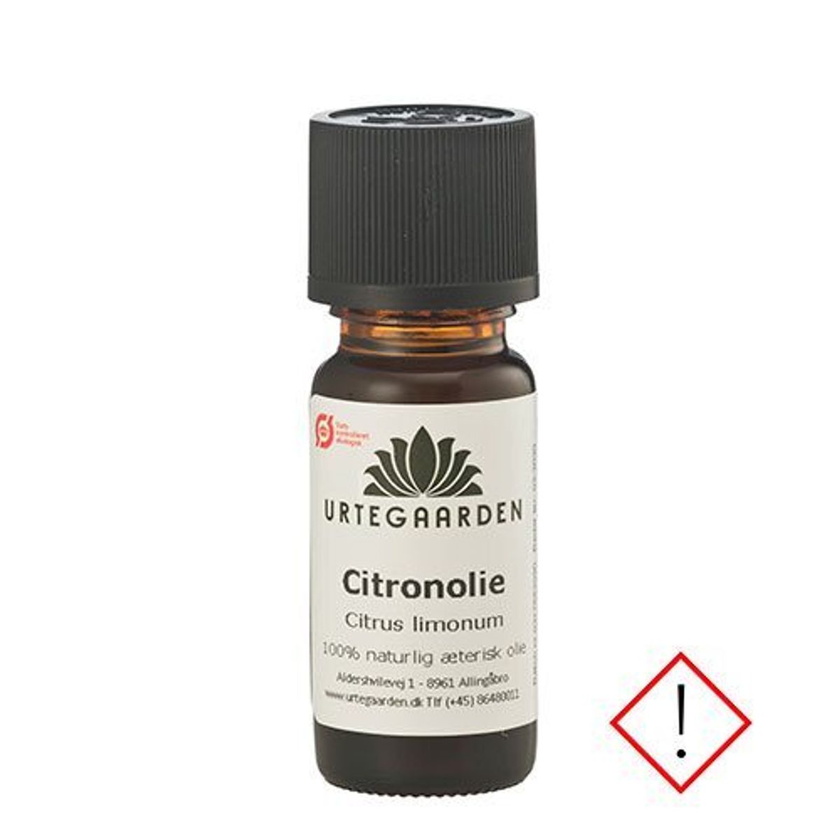 Urtegaarden Citronolie Ø, 30ml.