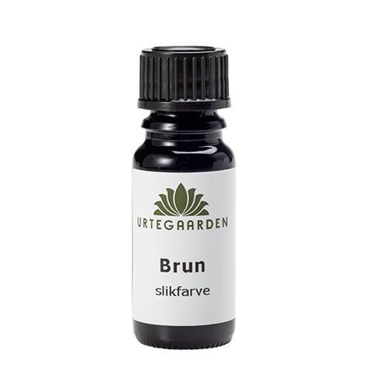 Urtegaarden Brun slikfarve, 10ml.