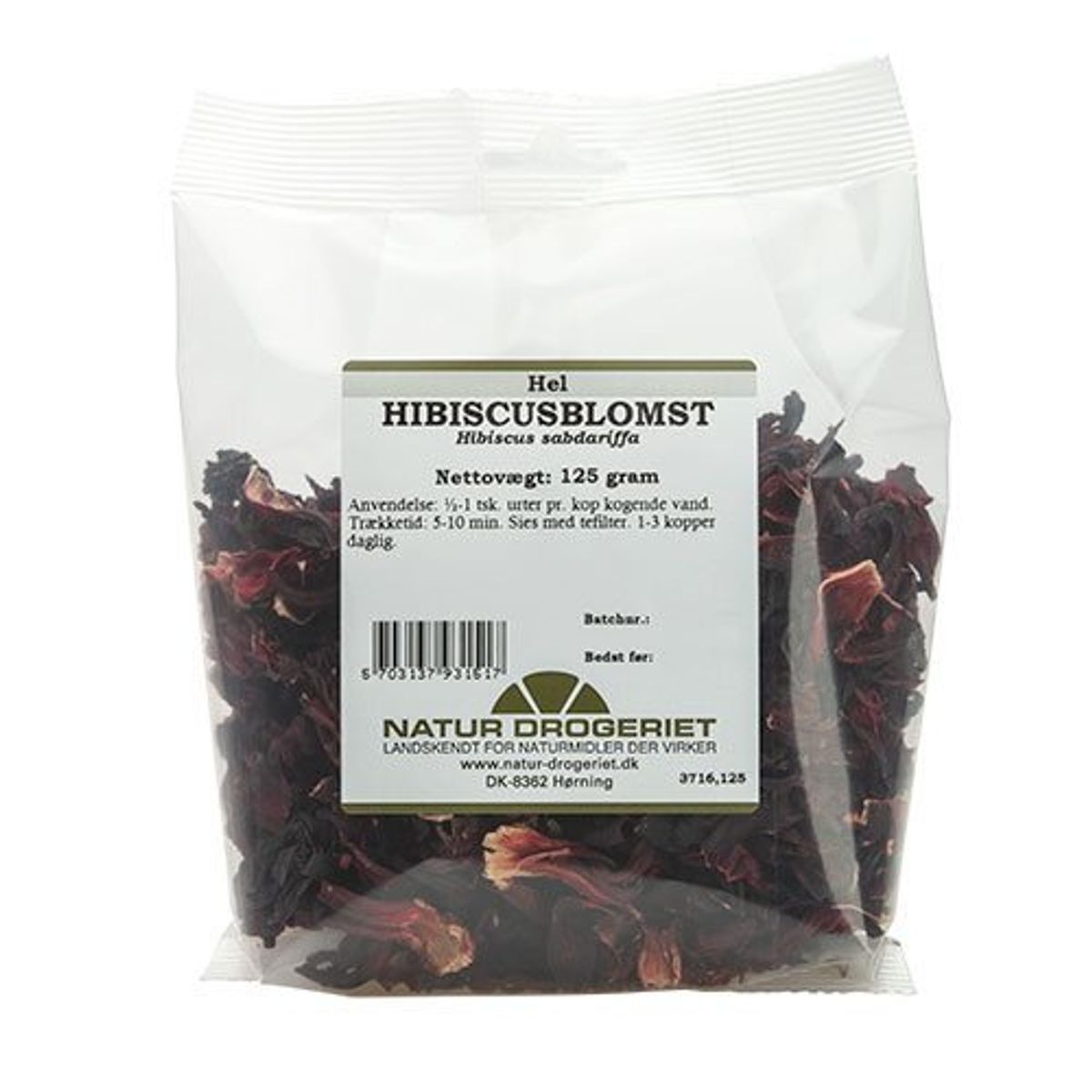 Natur-Drogeriet Hibiscus hel, 125g