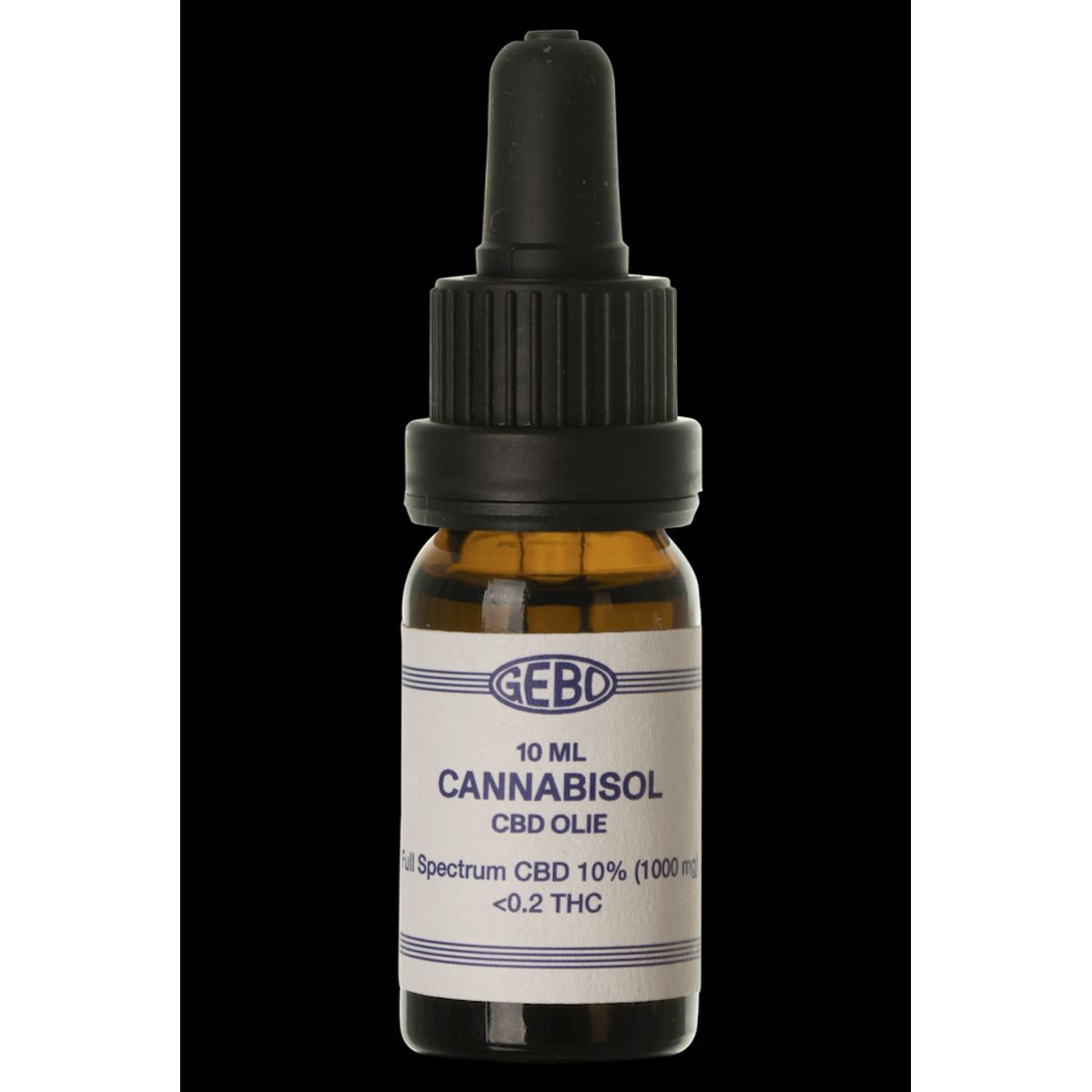 Gebo 10% CBD-olie Full Spectrum, 10ml.