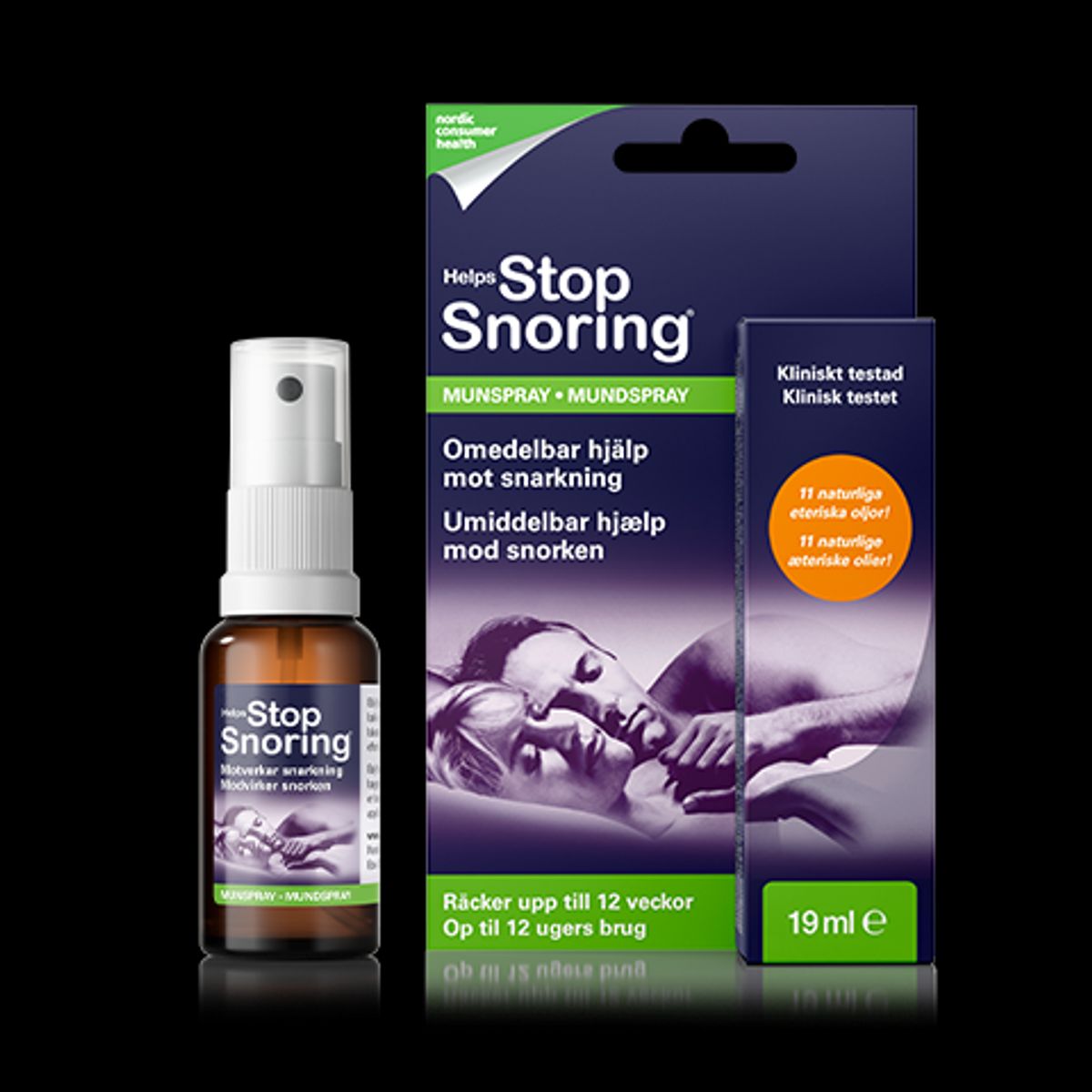 Help Stop Snoring Spray ,19ml.