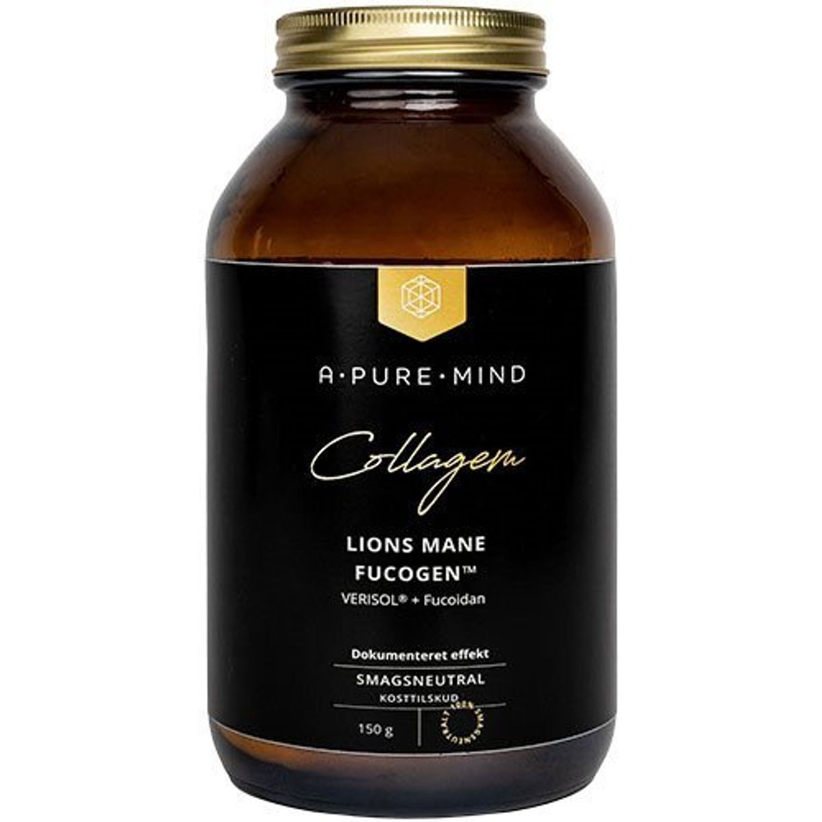 A Pure Mind Collagen Lions Mane FucoGen, 150g.