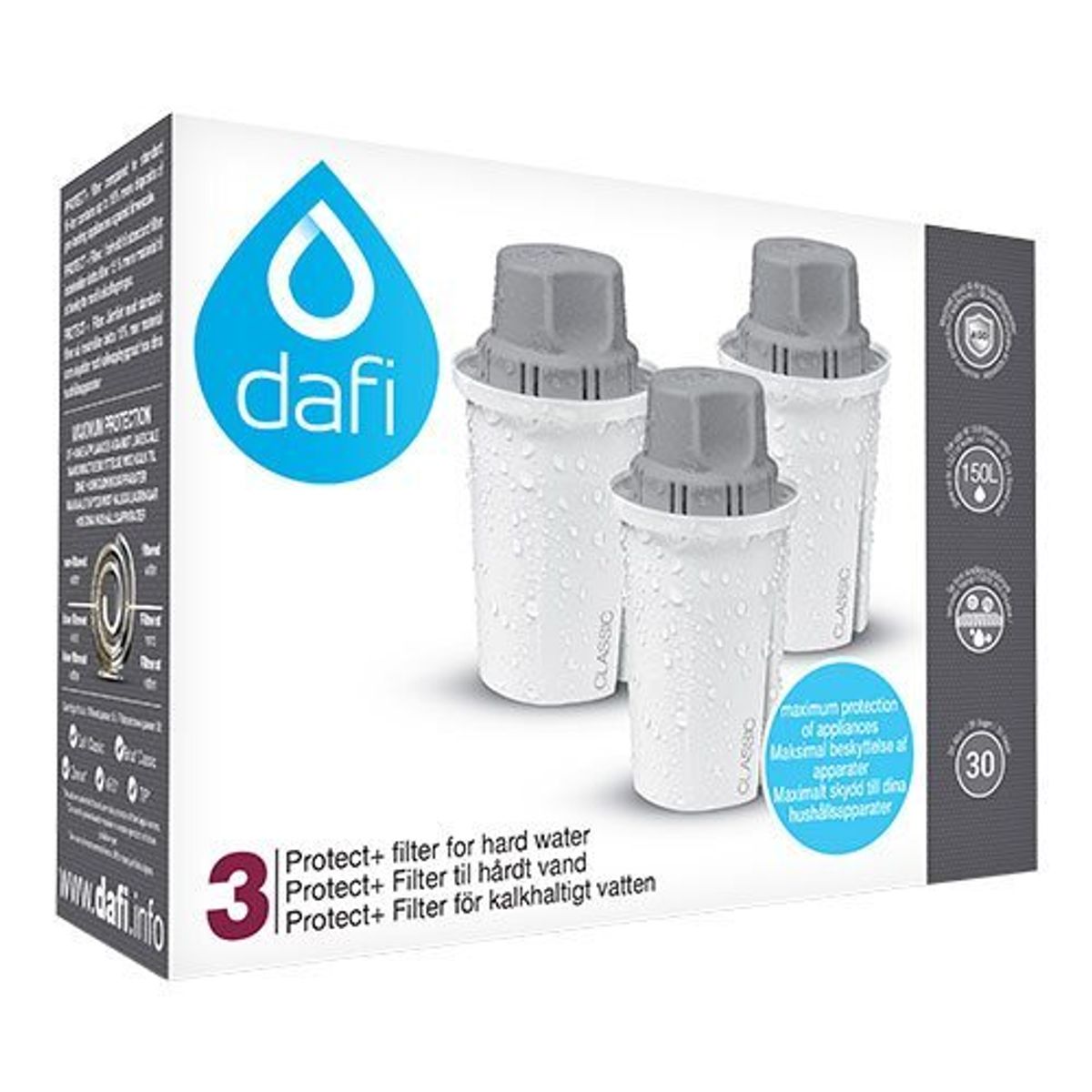 Dafi Filterpatroner 3-pack Protect +