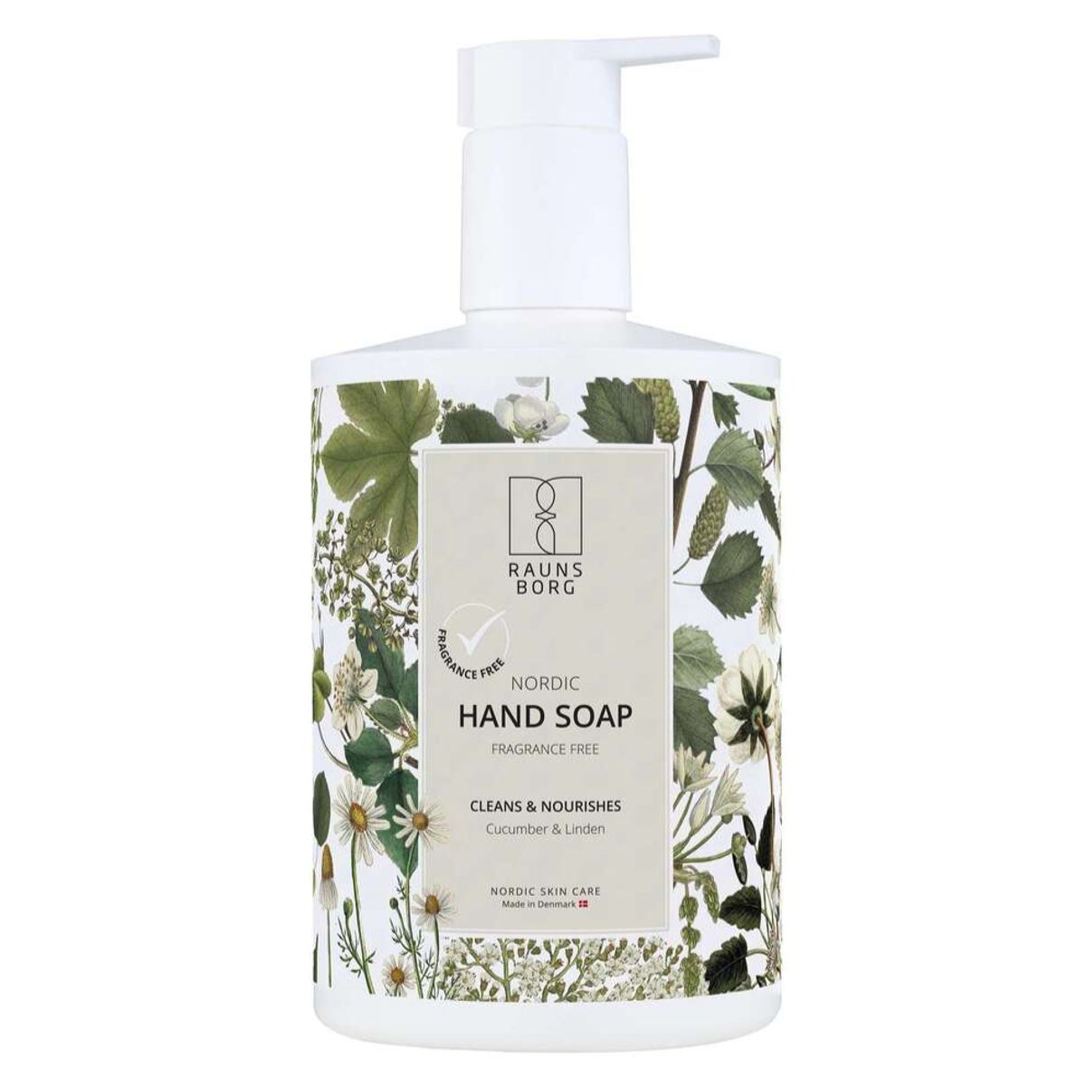 Raunsborg Nordic Hand Wash Fragrance Free, 500ml.