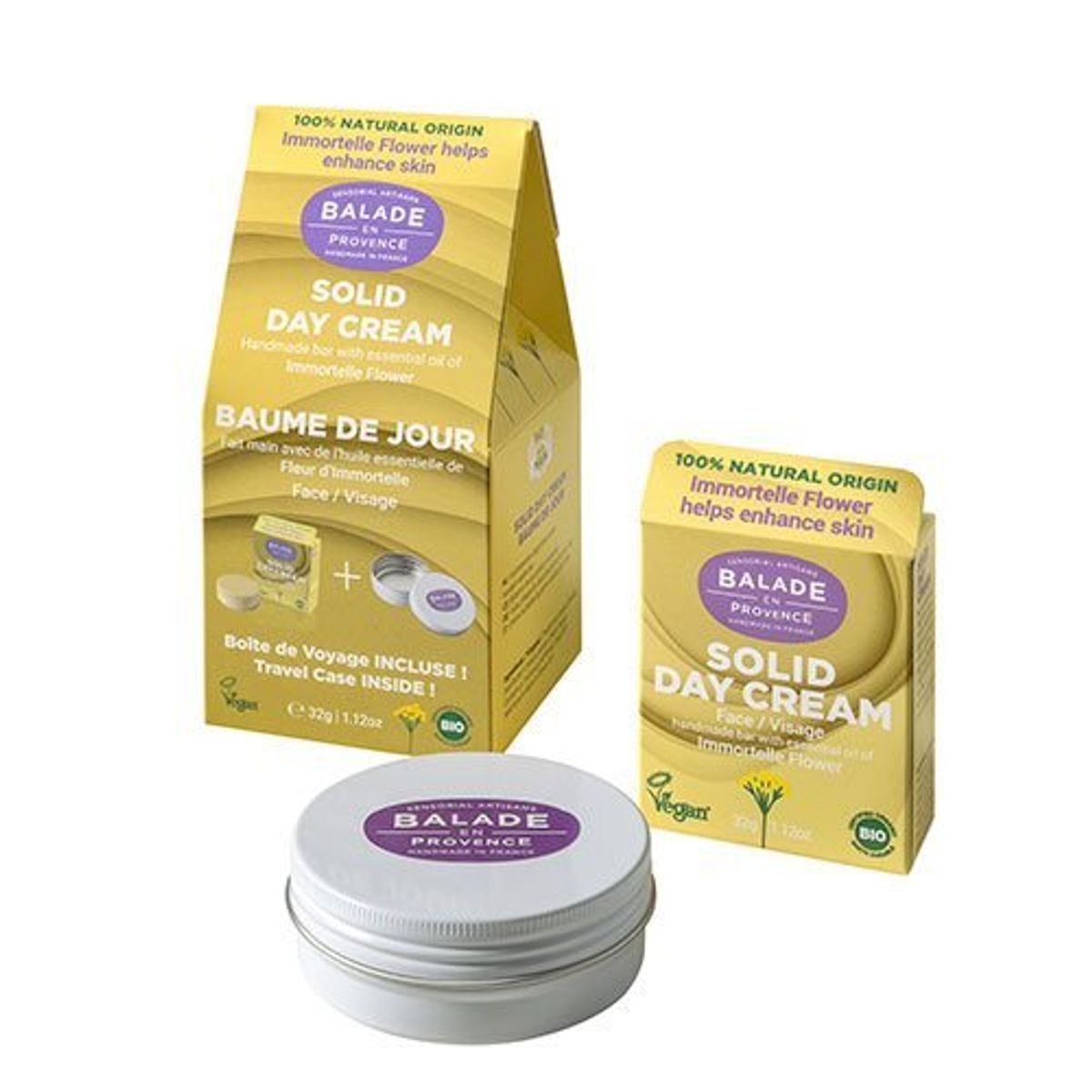 Balade en Provence Solid Day Cream Tin, 32g.