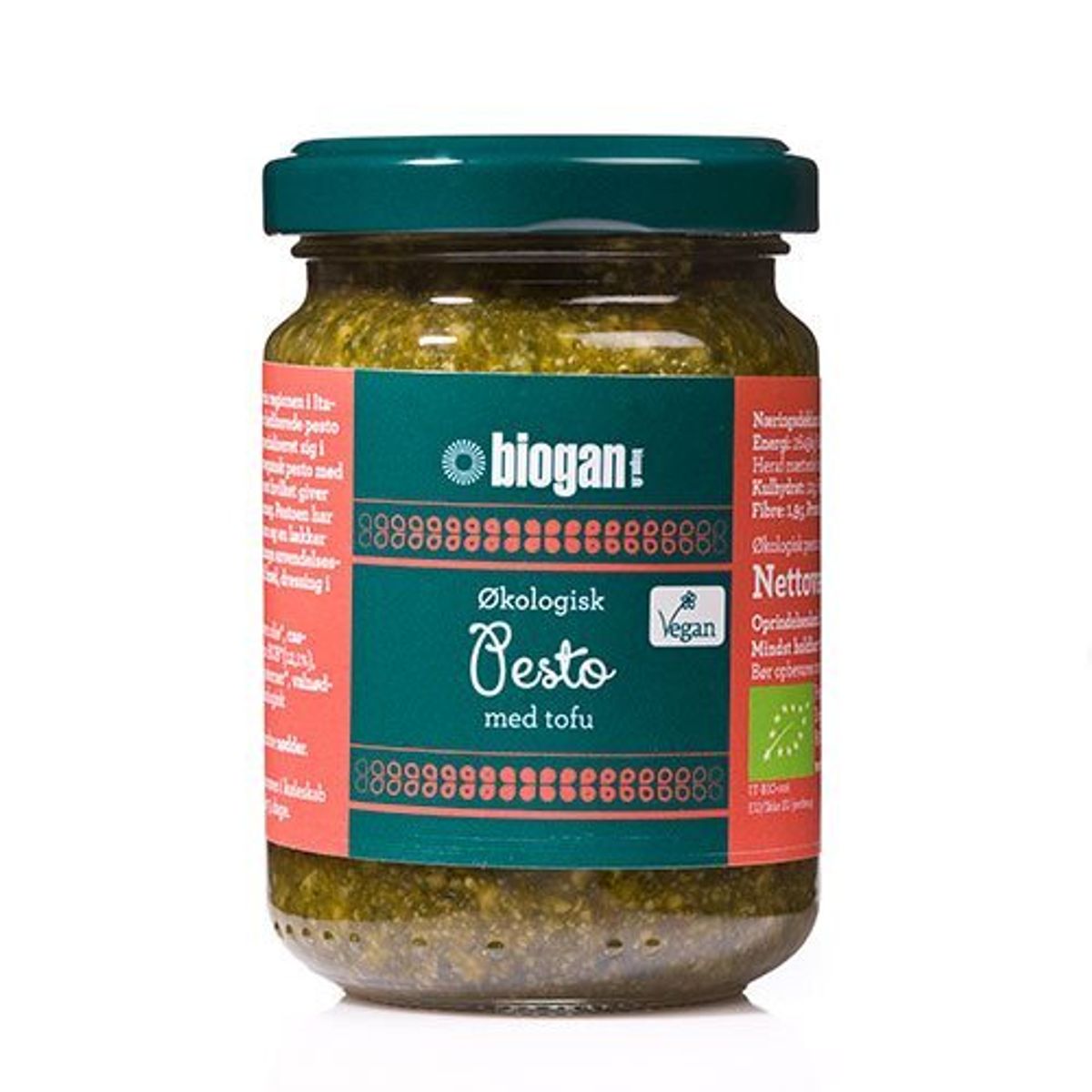 Biogan Pesto grøn Ø Vegan, 120g.