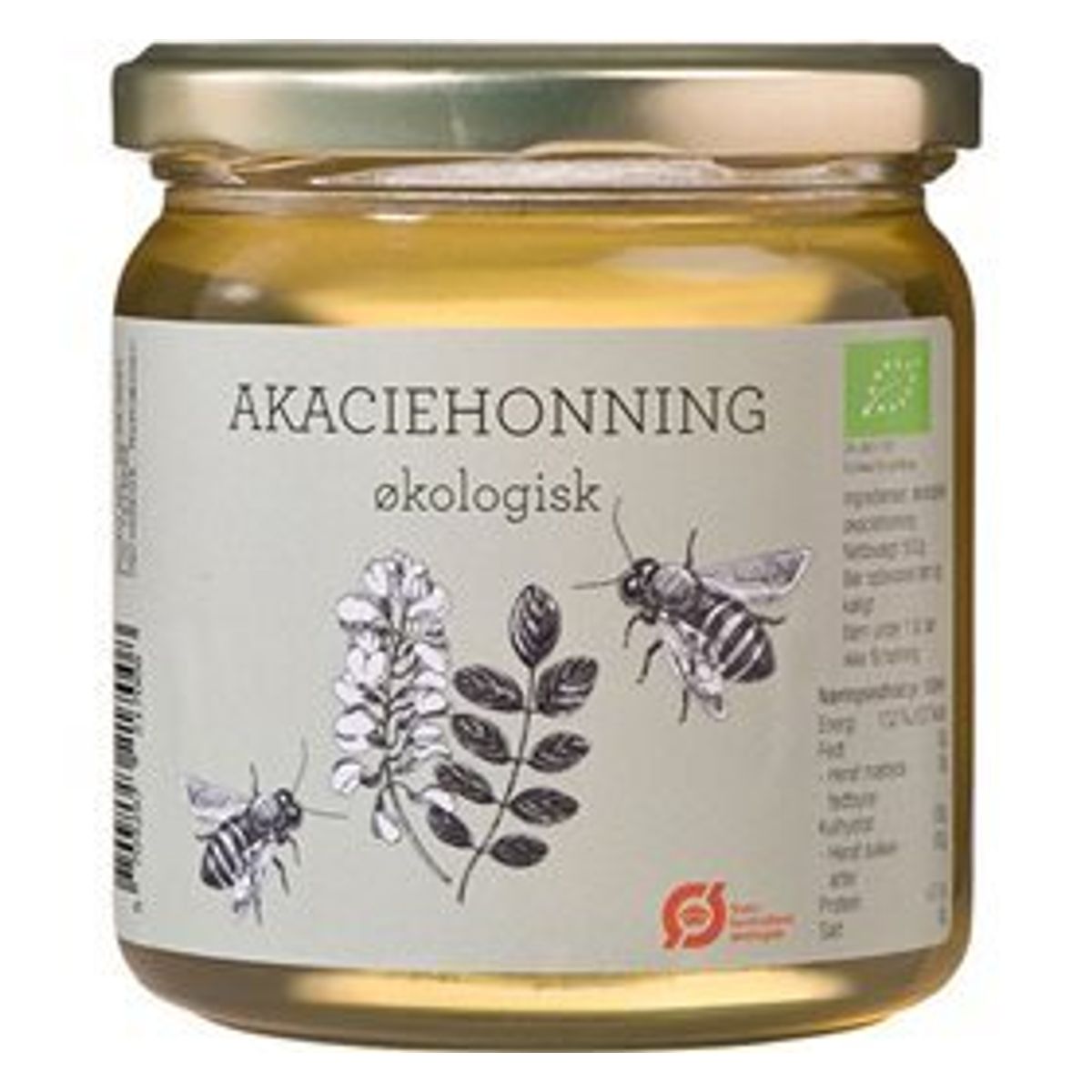 Biogan Akacie honning Ø, 500g.