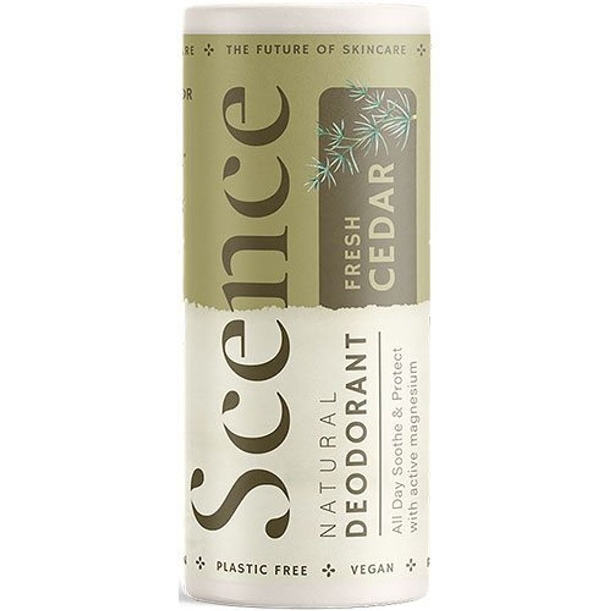 Scence Natural Deodorant Cedar Fresh, 75g.