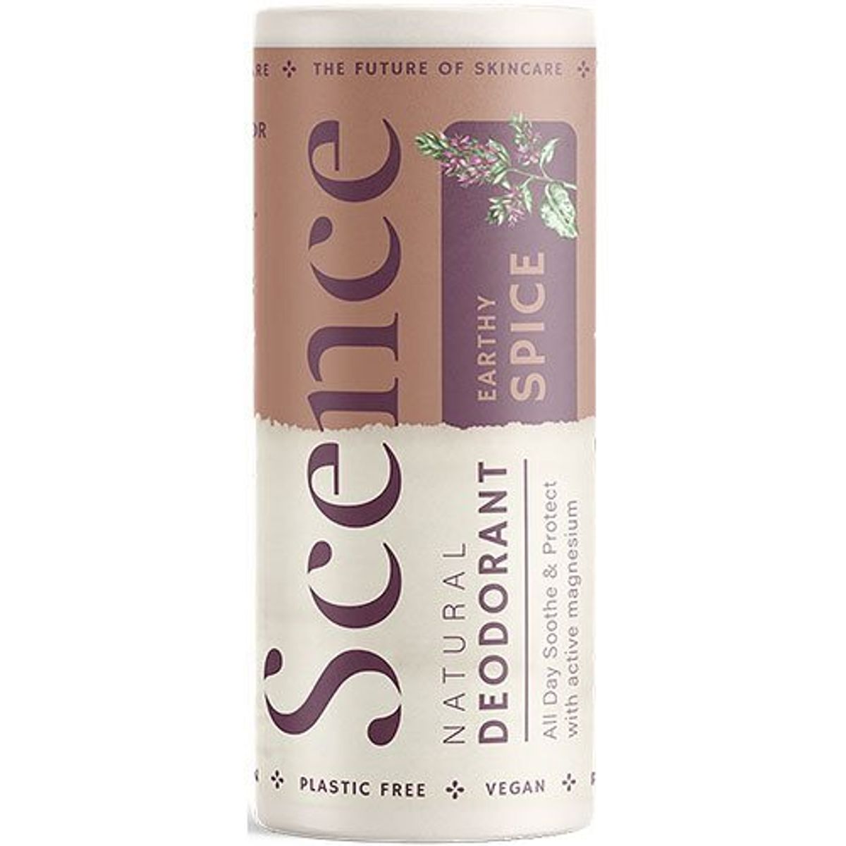 Scence Natural Deodorant Earthy Spice, 75g.