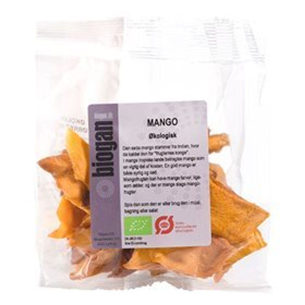 Biogan Mango tørret Ø, 75g.