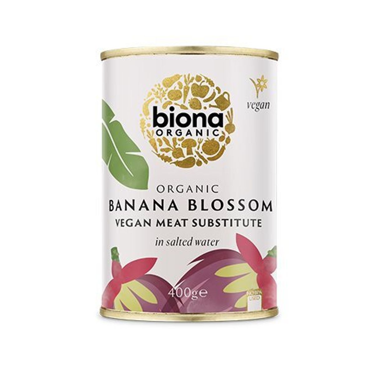 Biona Organic Banana Blossom i saltet vand Ø, 400g.