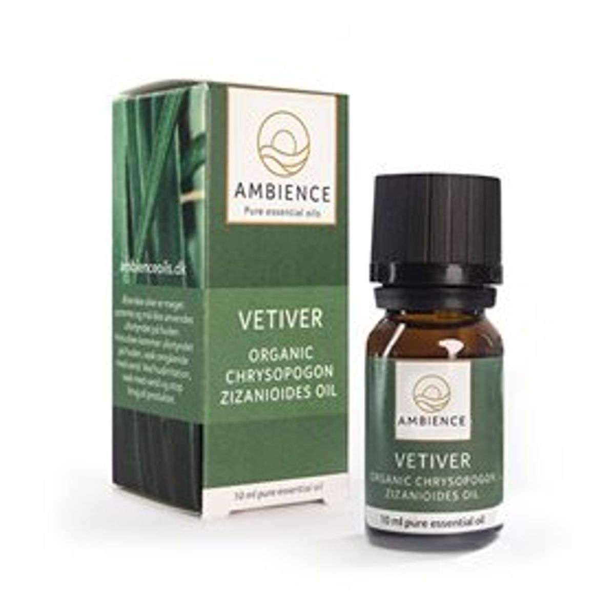 Ambience Vetiver olie, øko, 10ml.