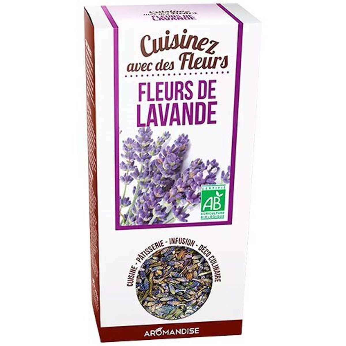 Aromandise Lavendelblomster Ø, 40g.