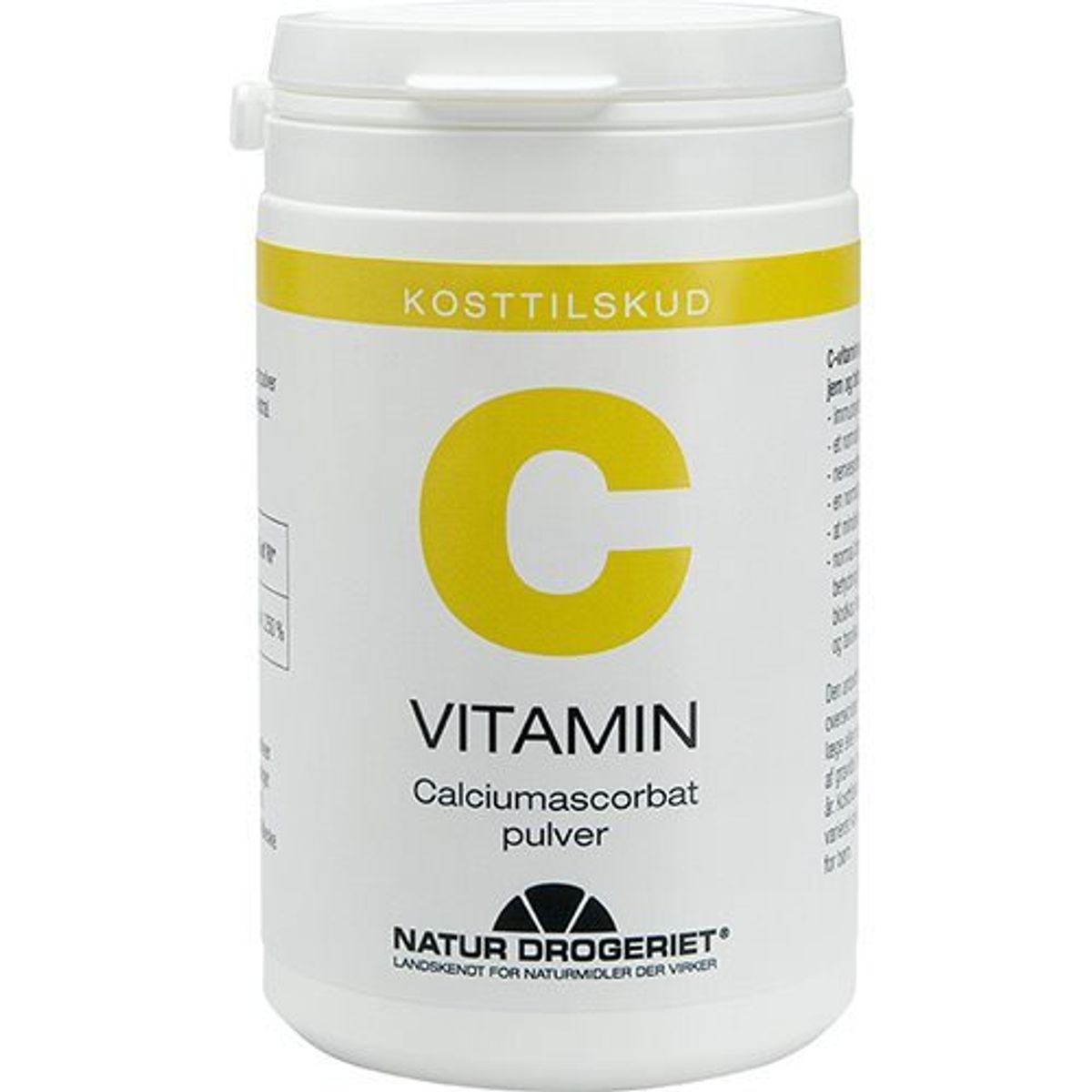 Natur-Drogeriet C-vitamin calciumascorbat, 250g.