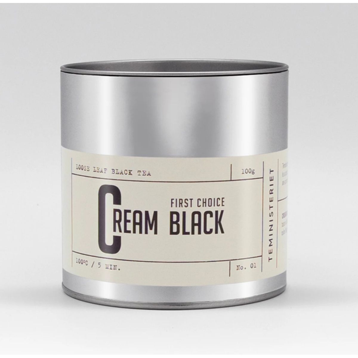 First Choice "Cream Black" Løs Sort Te, 80g.